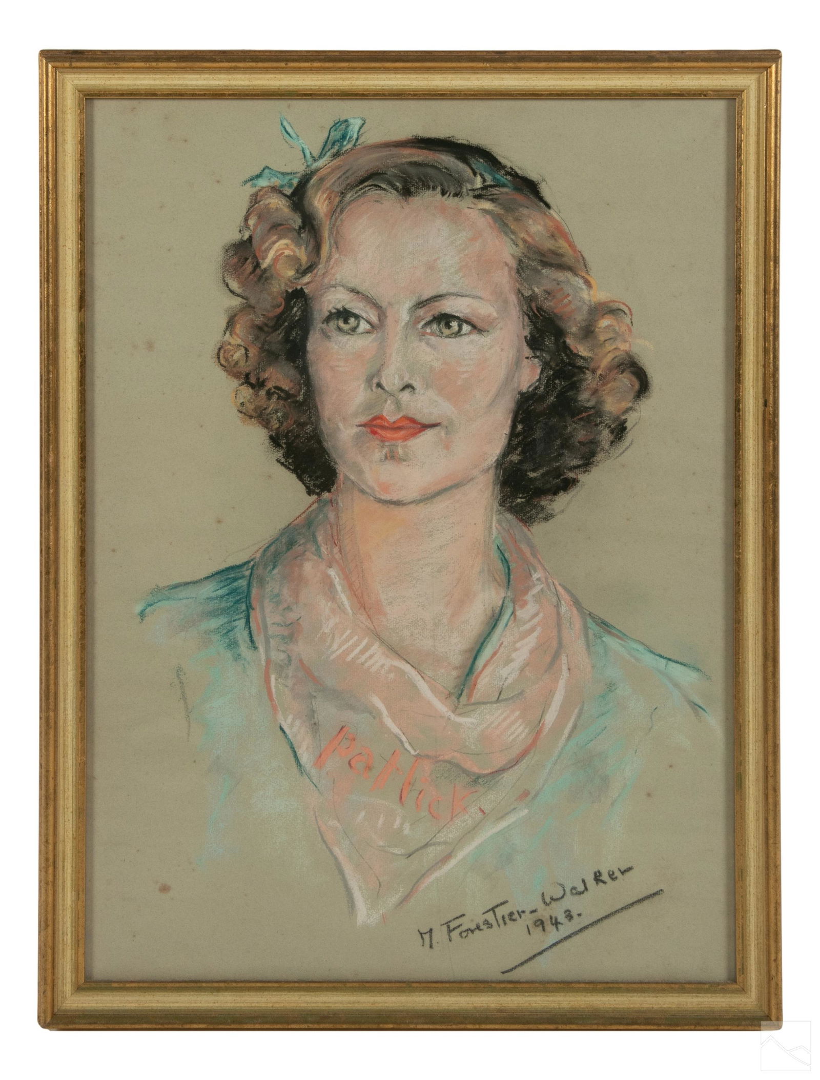 Mollie Forestier Walker (1912-1990) SIGNED Pastel (1 of 4)