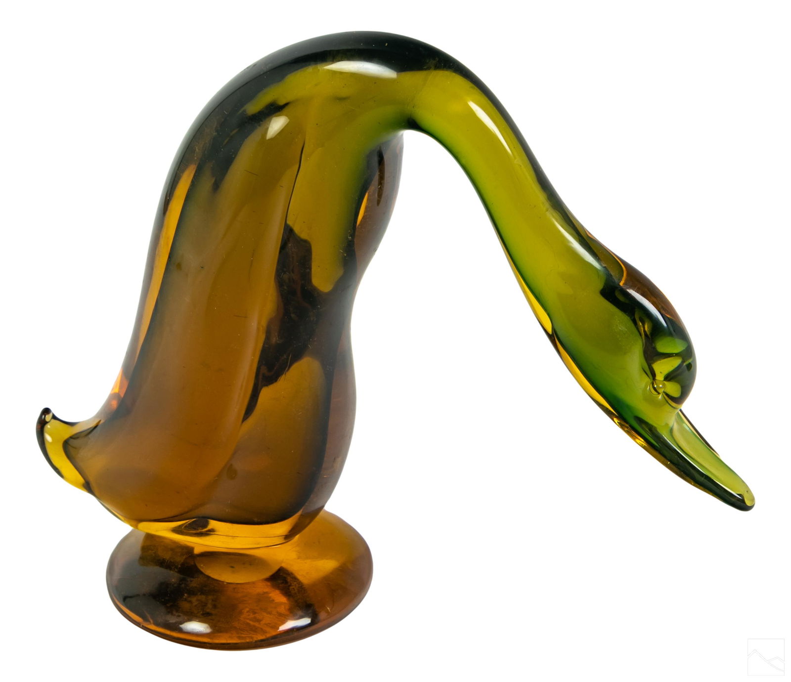 Archimede Seguso Murano Art Glass Duck Sculpture (1 of 5)