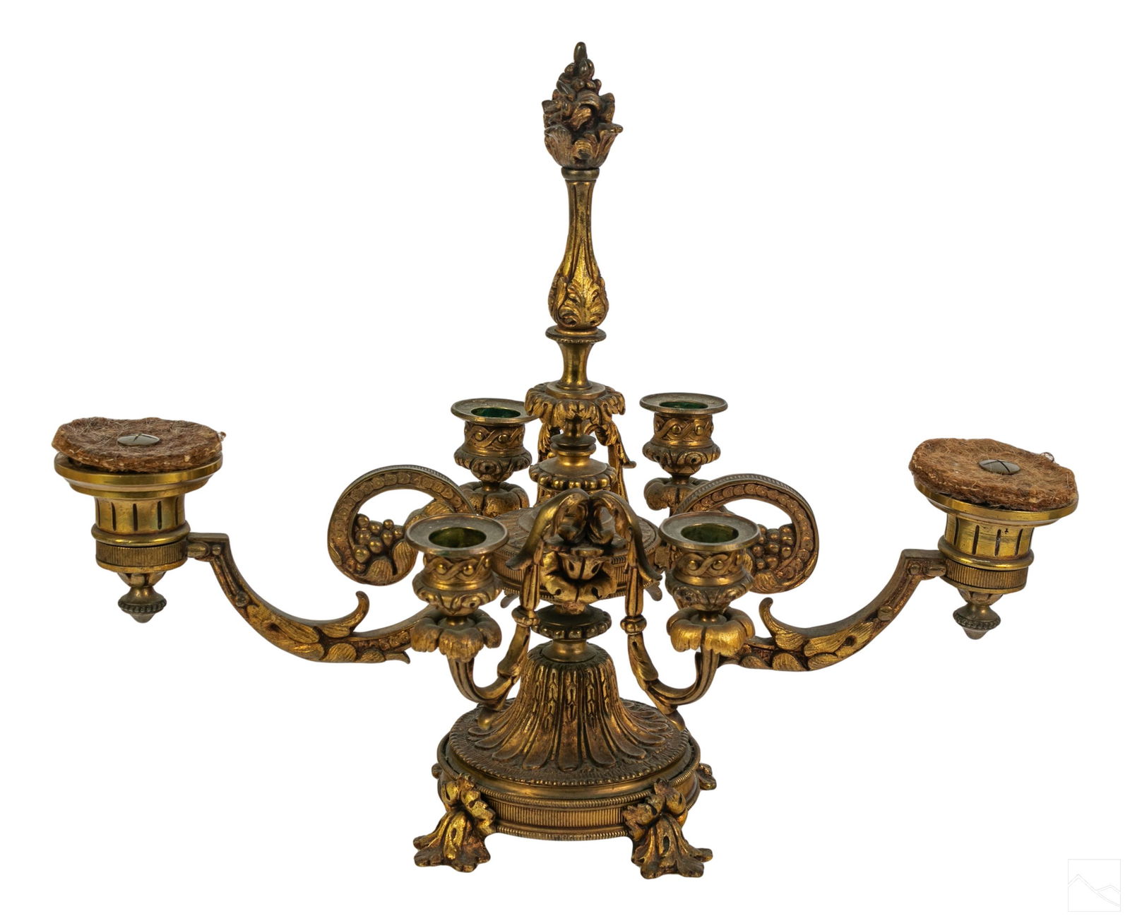 French Dore Bronze Antique Candelabra and Epergne (1 of 5)