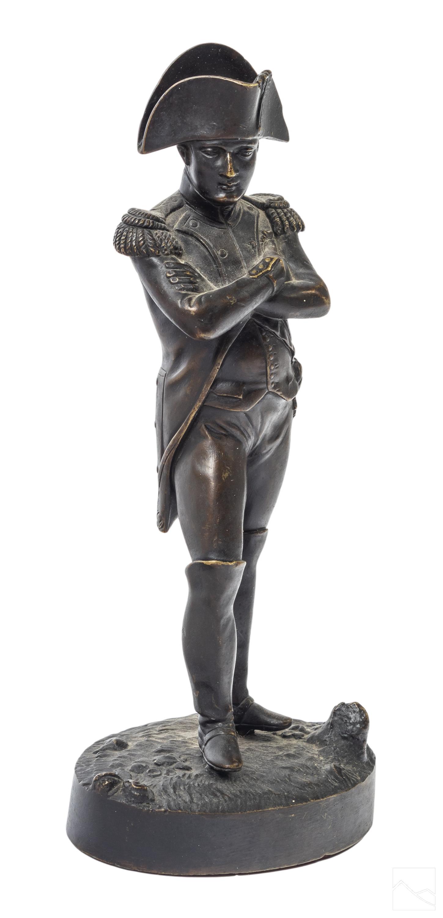 Solid Bronze Antique Napoleon Bonaparte Sculpture (1 of 6)