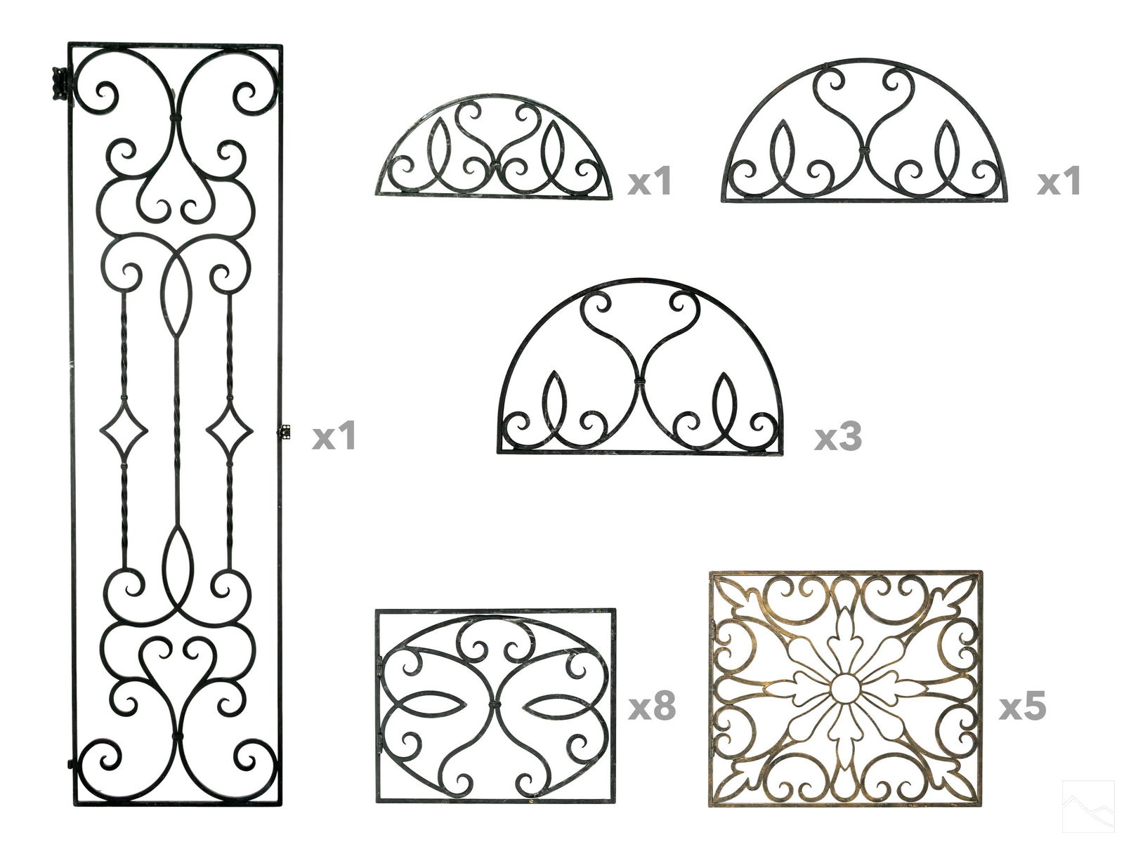 Tuscan Revival Wrought Iron Architectural Salvage (1 of 7)