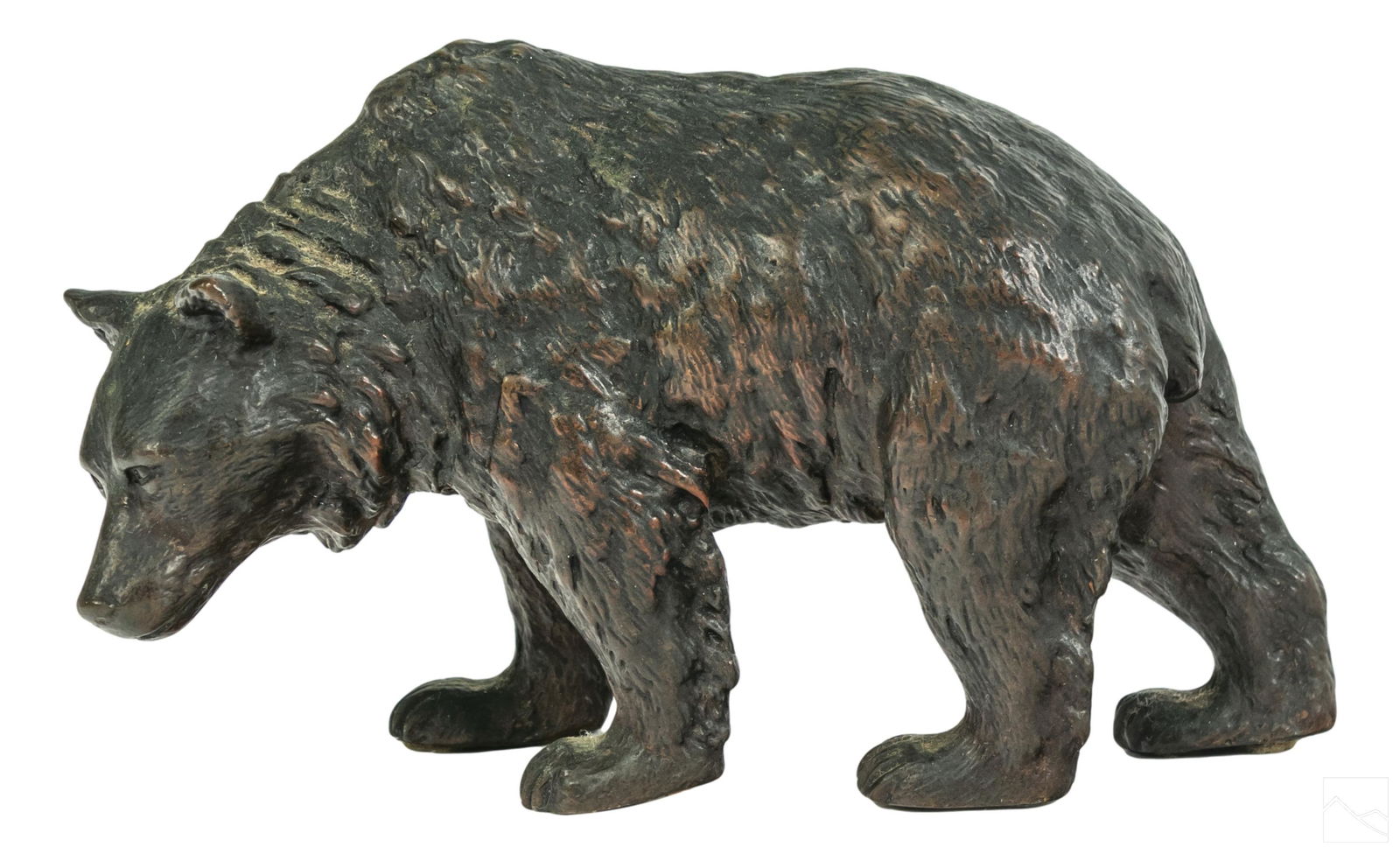 Bronze Grizzly Bear Sculpture after Franz Bergmann (1 of 4)