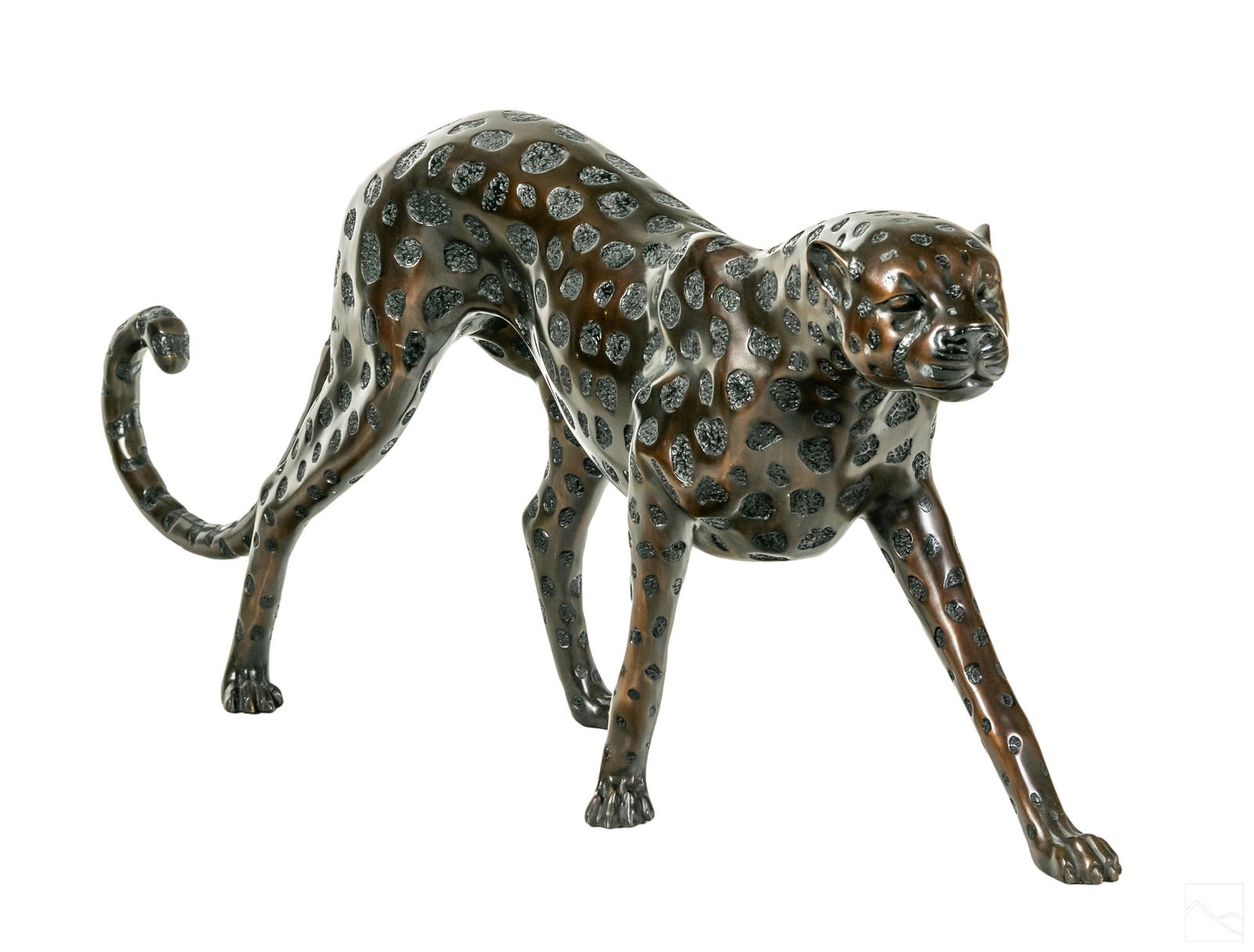 Life Sized Bronze African Wildlife Cheetah Statue (1 of 7)