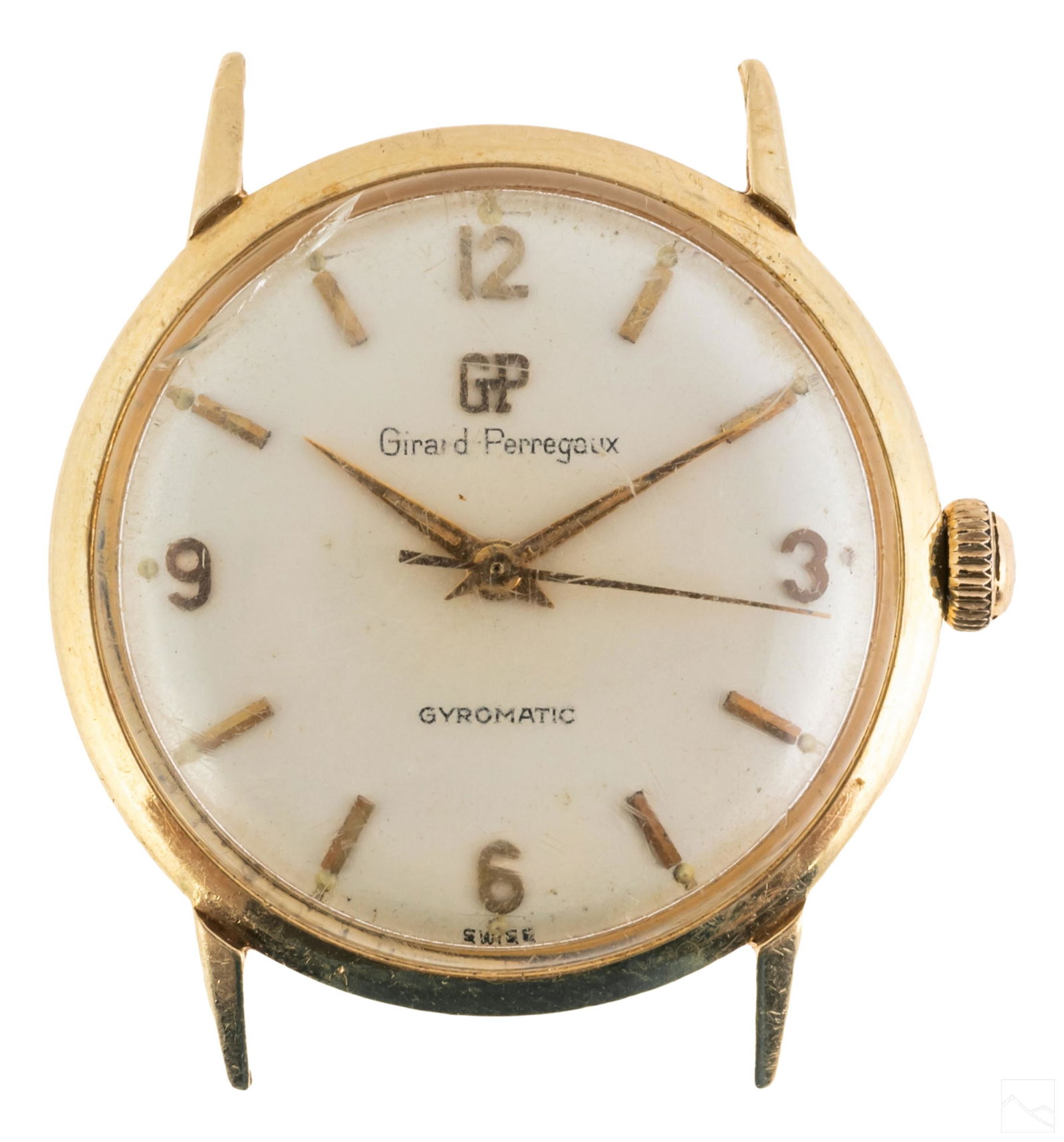 14K Gold Girard Perregaux Mens 34mm Wrist Watch (1 of 5)