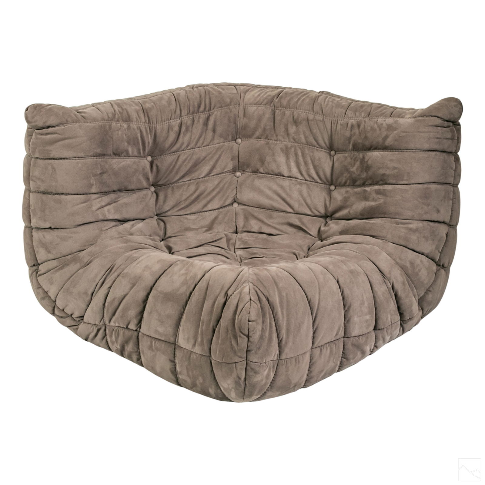 Modern Togo Gray Corner Chair after Michel Ducaroy (1 of 5)