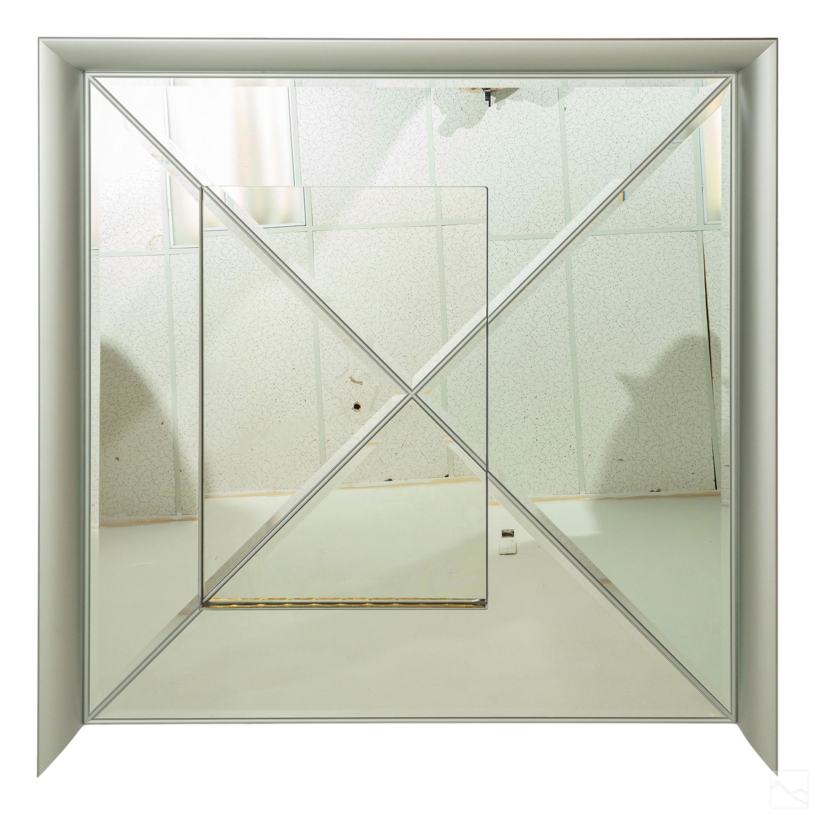 Driade Contemporary Abstract Beveled Glass Mirror (1 of 6)