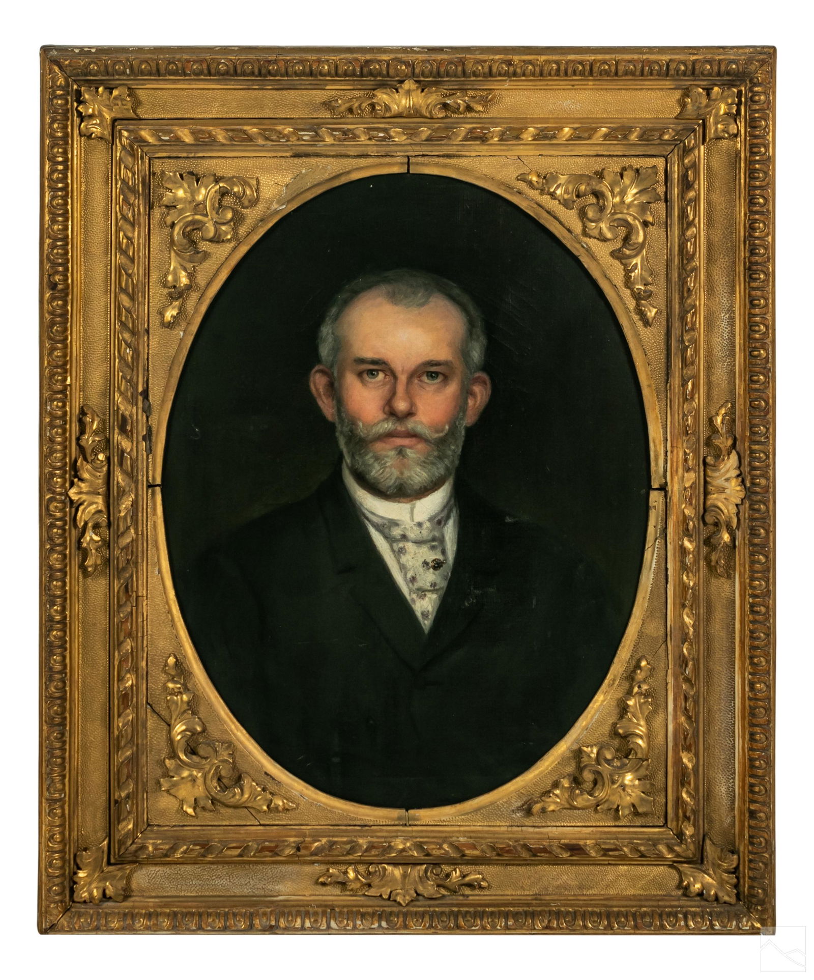 Gilded Age (19C) Antique Figural Portrait Painting (1 of 5)