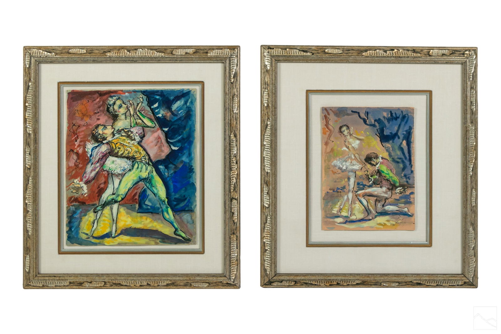 Leon Kelly (1901-1982) Dancer Gouache Painting LOT (1 of 7)