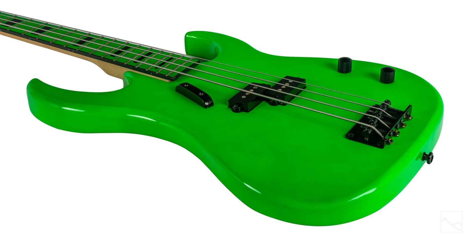 Dean Zone Nuclear Green Body Electric Bass Guitar (1 of 11)