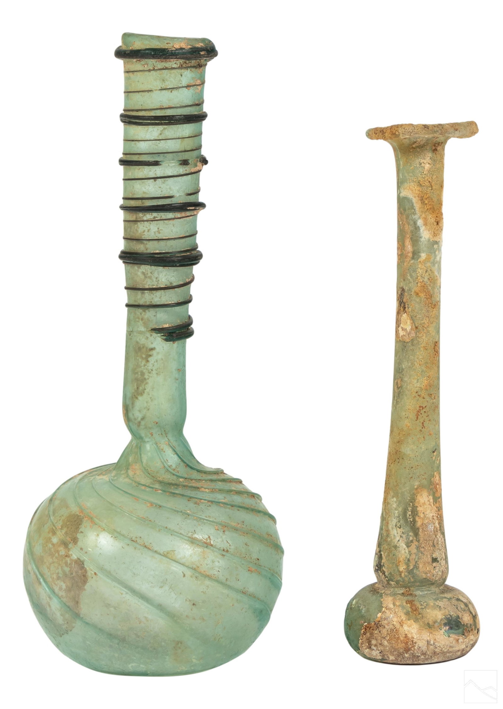 Ancient Roman Iridescent Blown Art Glass Vessels (1 of 4)