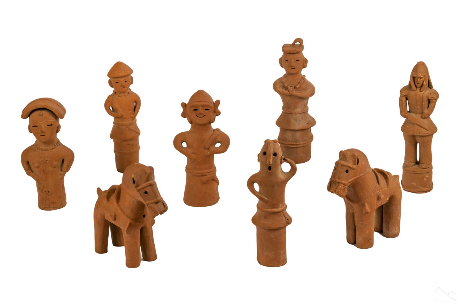 Japanese Terracotta Ceramic Tomb Warrior Figures (1 of 7)