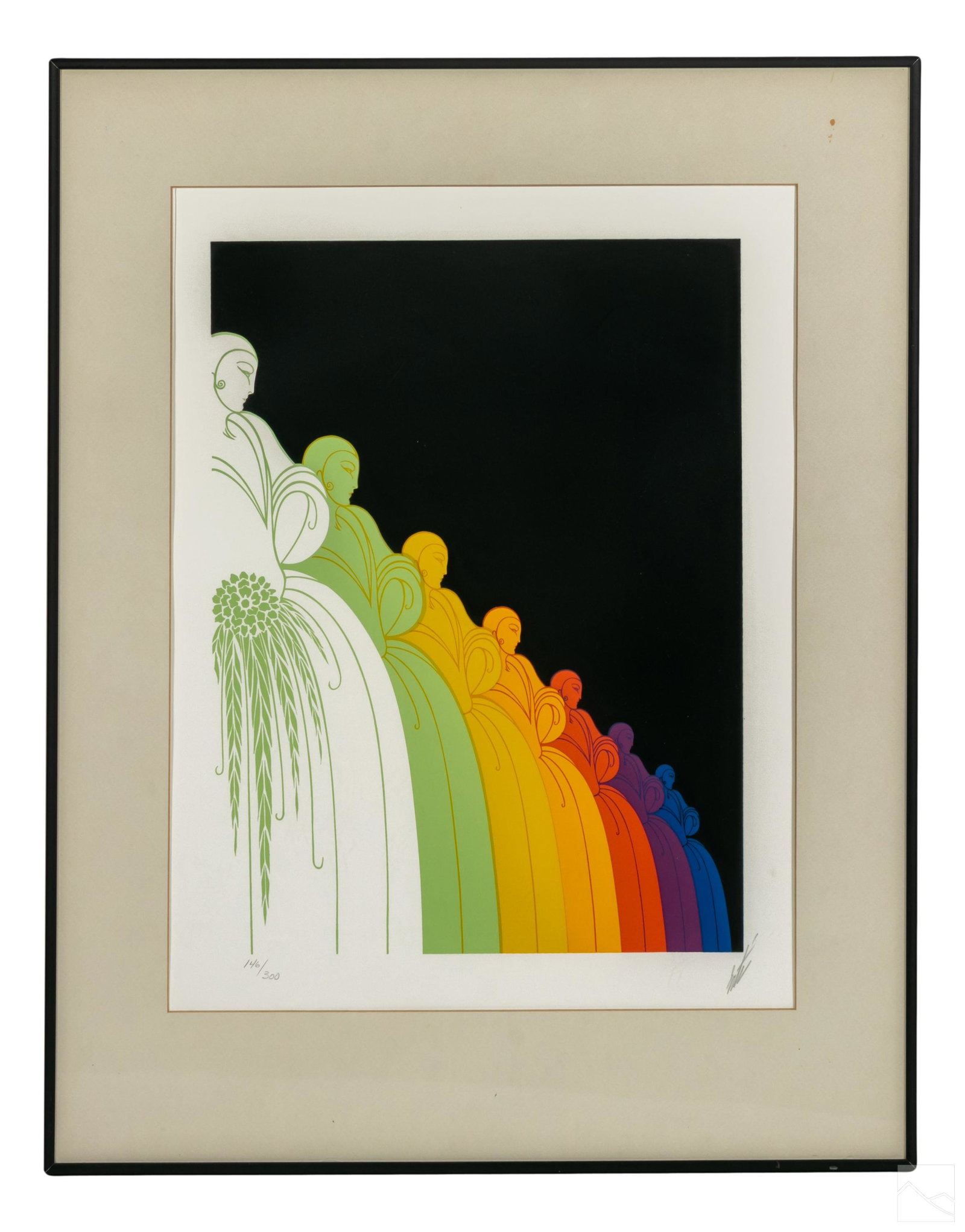 Erte (1892-1990) Art Deco Les Jolies Litho SIGNED (1 of 5)