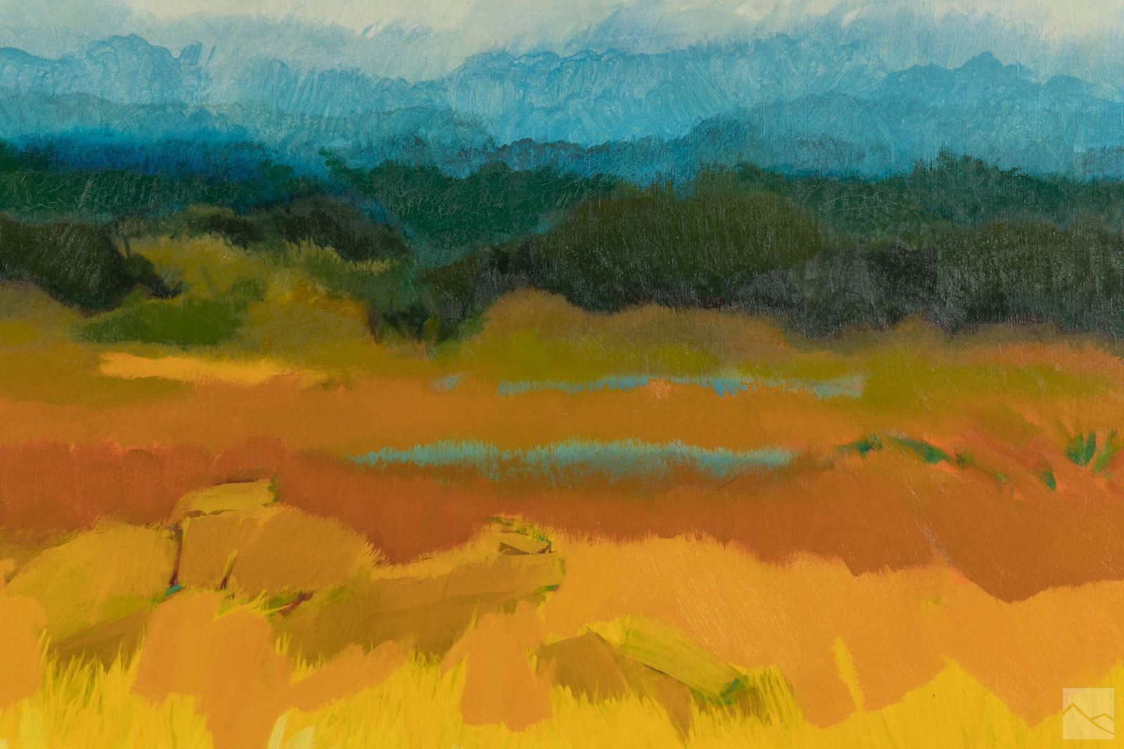 Ainslie Burke (1922-1991) Landscape Oil Painting (1 of 7)