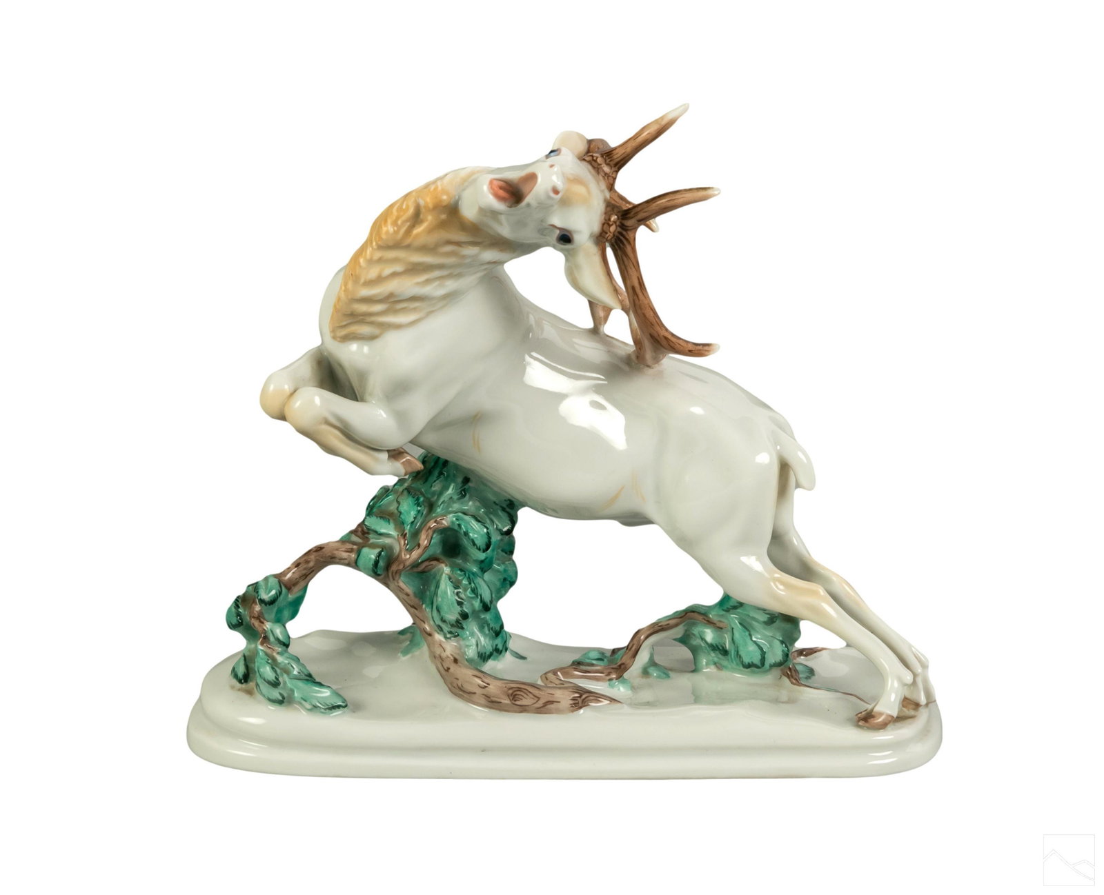 Wien Augarten Austrian Porcelain Stag Buck Statue (1 of 6)