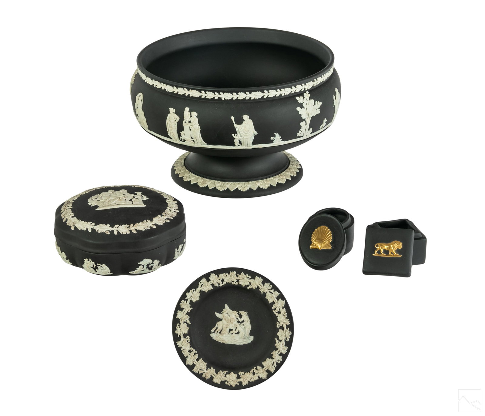 Wedgwood Jasperware and Black Basalt Ceramic Group (1 of 16)