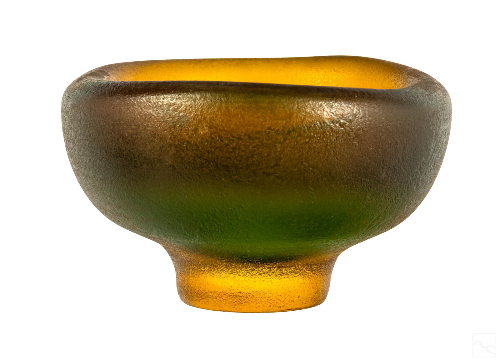 Murano Venetian Modern Scavo Art Glass Round Bowl (1 of 5)