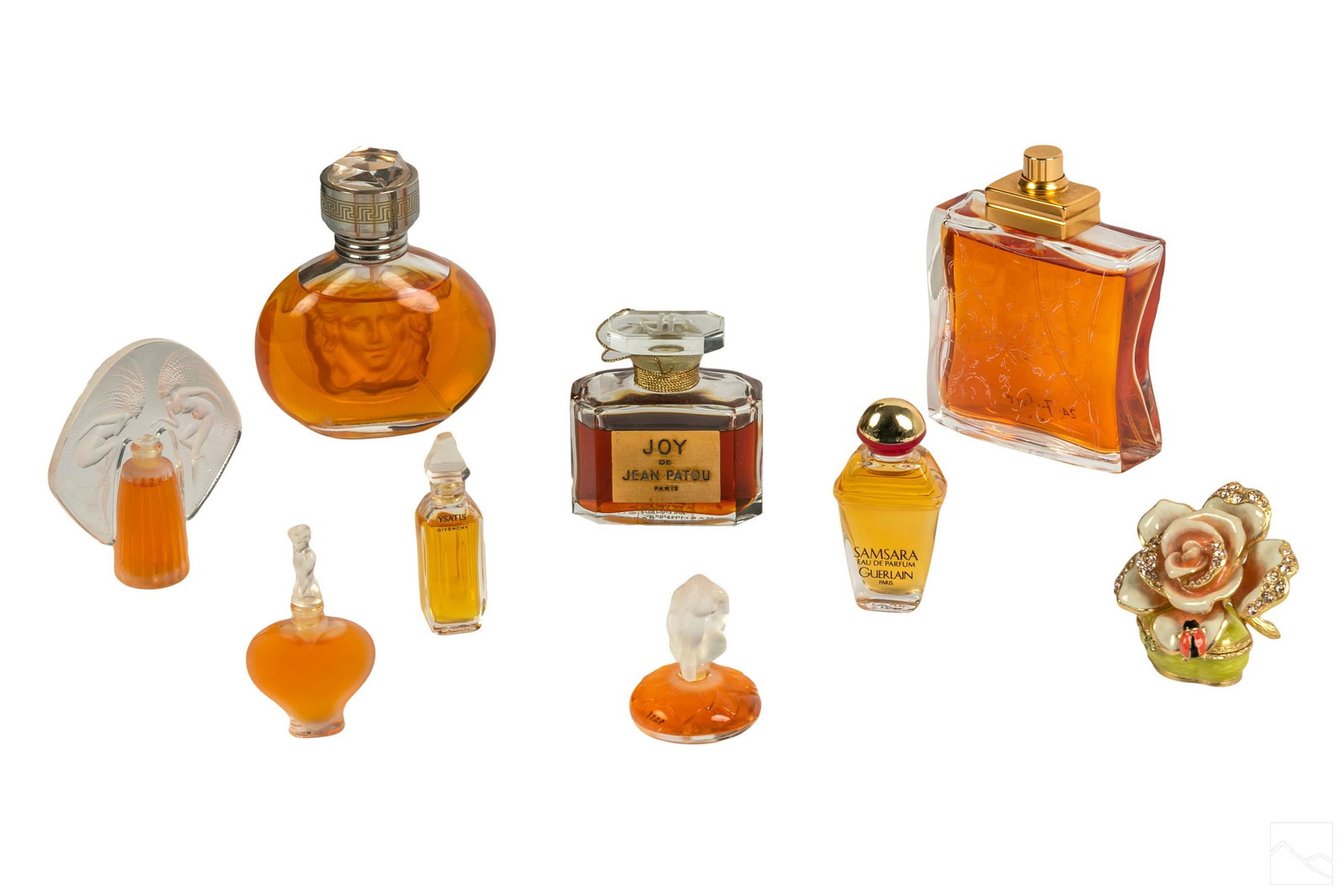 Lalique Hermes Scent Bottles & Jay Strongwater Box (1 of 8)