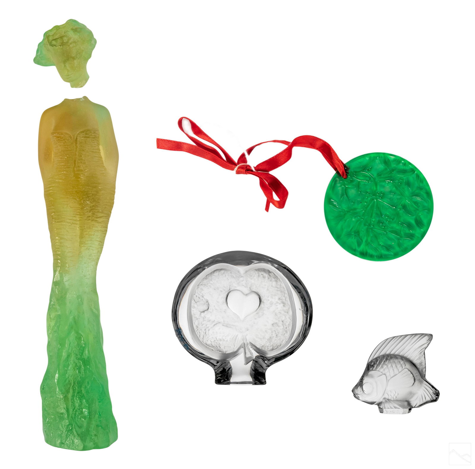 Daum Lalique Paperweight Ornament Fish & Sculpture (1 of 13)
