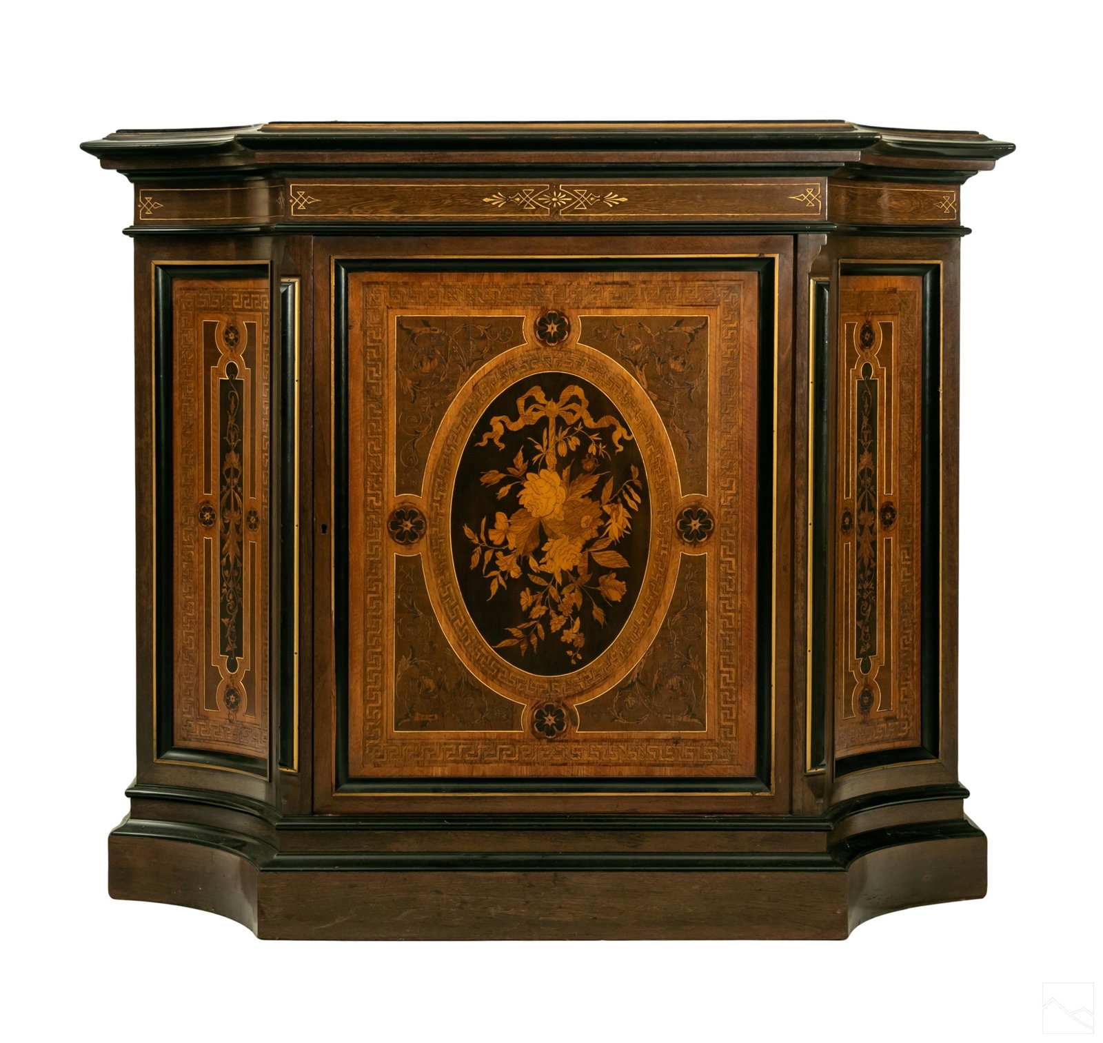 Victorian Aesthetic Movement Inlaid Console Table (1 of 7)