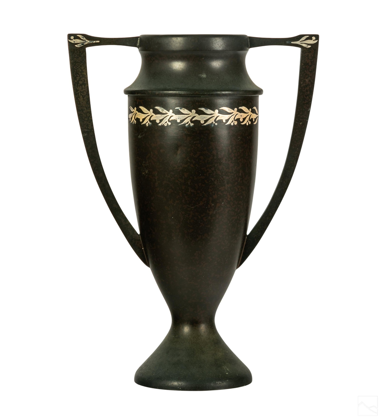Heintz Arts & Crafts Bronze Sterling Silver Vase (1 of 6)