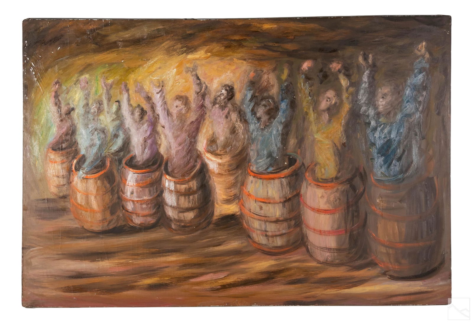 Roberto Barni (b.1939) Surrealist Figural Painting (1 of 8)