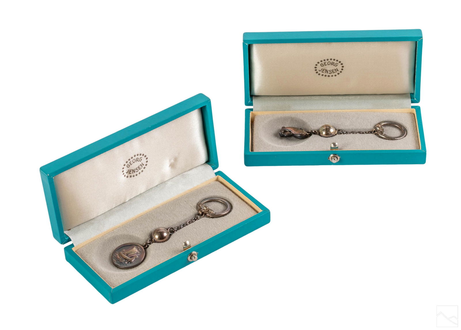 Georg Jensen Sterling Silver Key Chains LOT 21.4g. (1 of 4)