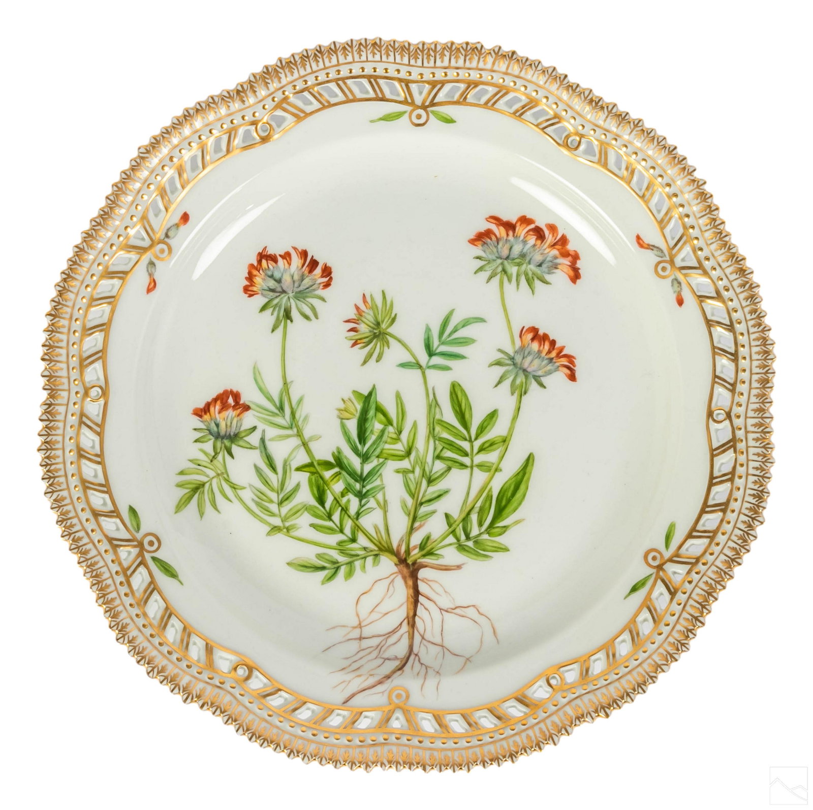 Royal Copenhagen Flora Danica Pierced Dinner Plate (1 of 6)