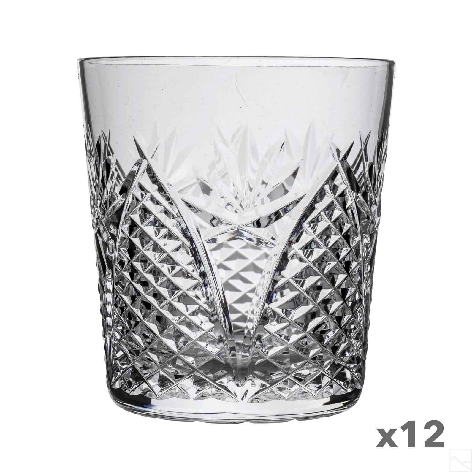 Waterford Crystal Mooncoin Old Fashioned Glass SET (1 of 3)
