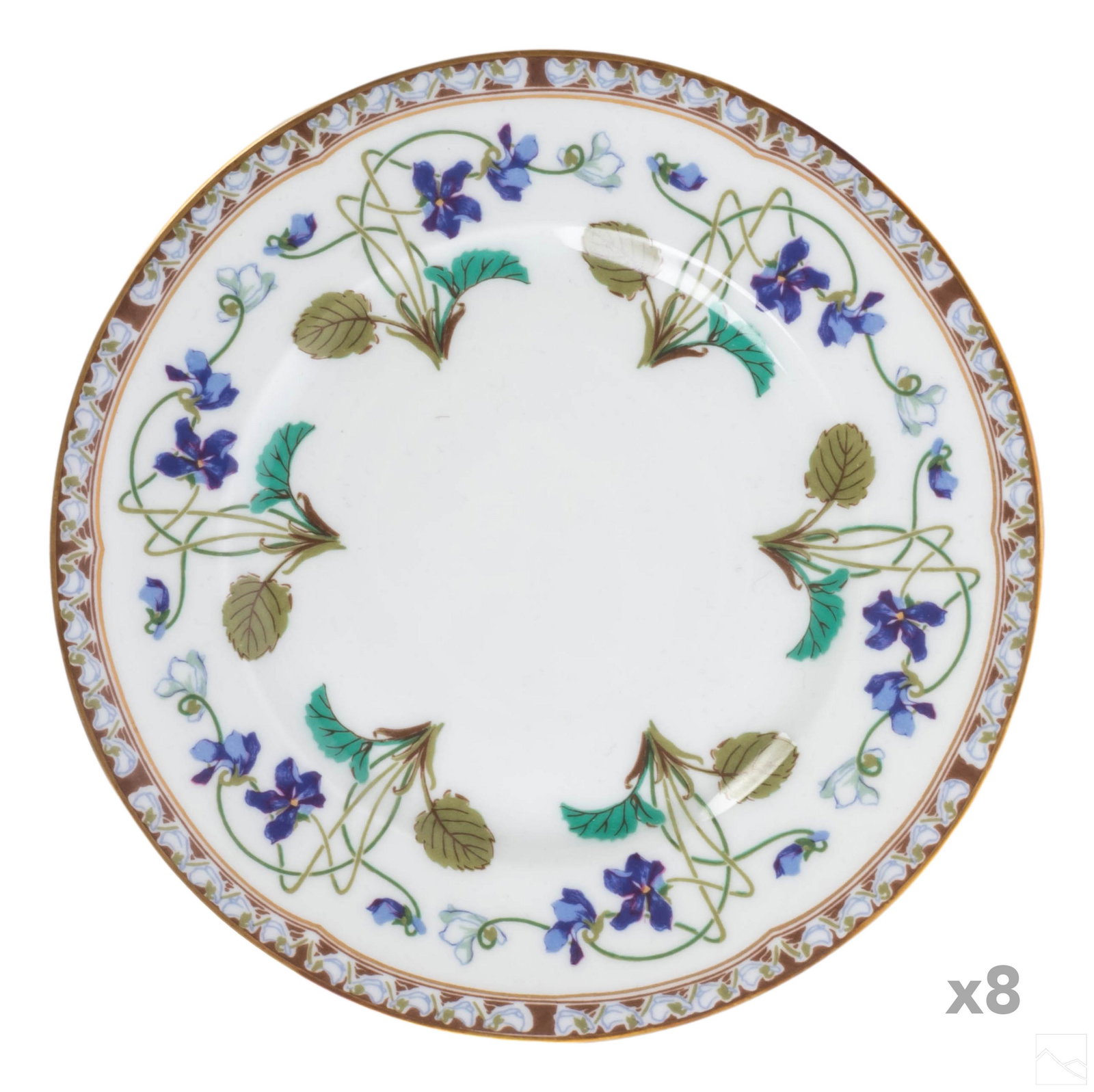 Haviland Limoges Imperatrice Eugenie Plates SET 8 (1 of 5)