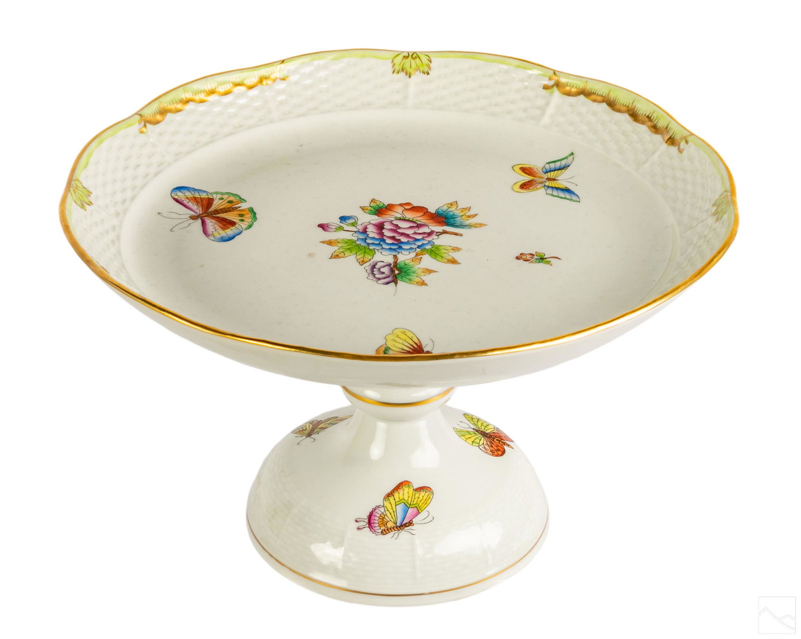 Herend Porcelain Queen Victoria Pattern Cake Stand (1 of 6)