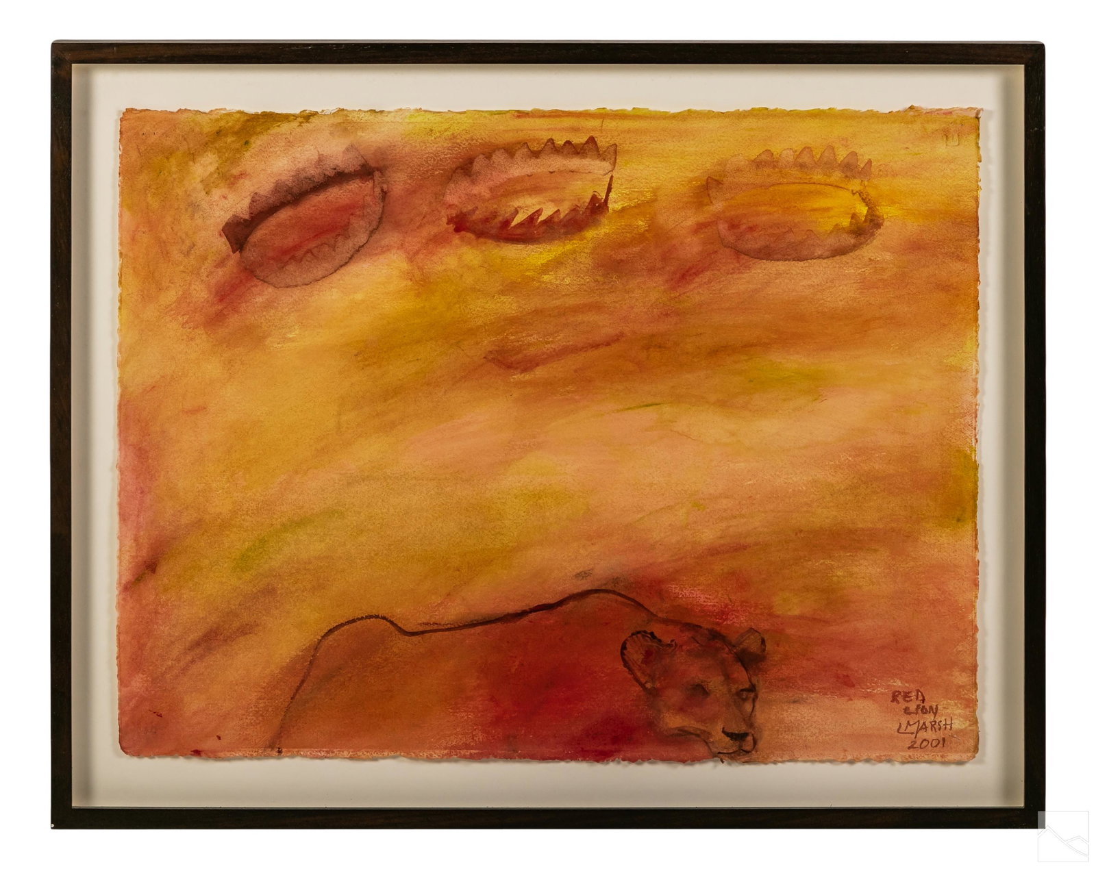 Lorna Marsh 1949-2022 Wildlife Watercolor Painting (1 of 5)