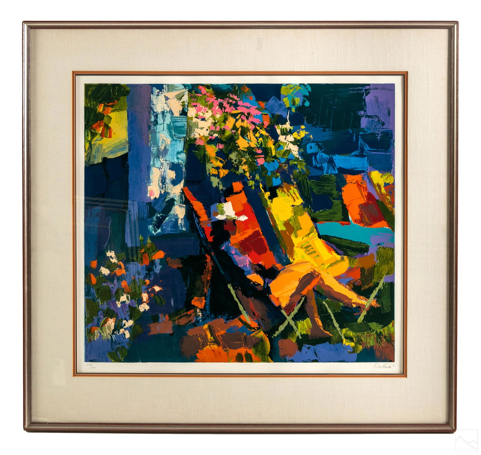 Nicola Simbari 1927-2012 Abstract Serigraph SIGNED (1 of 6)