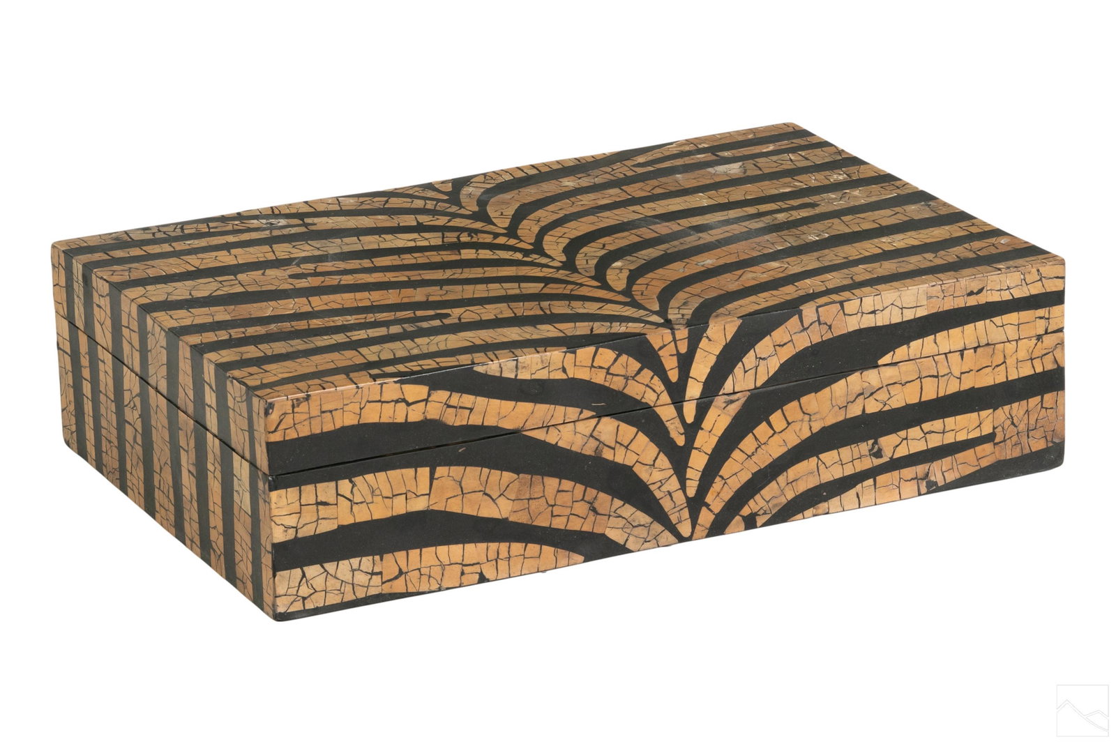 Modern 20C Coconut Shell Inlaid Box after Augousti (1 of 6)