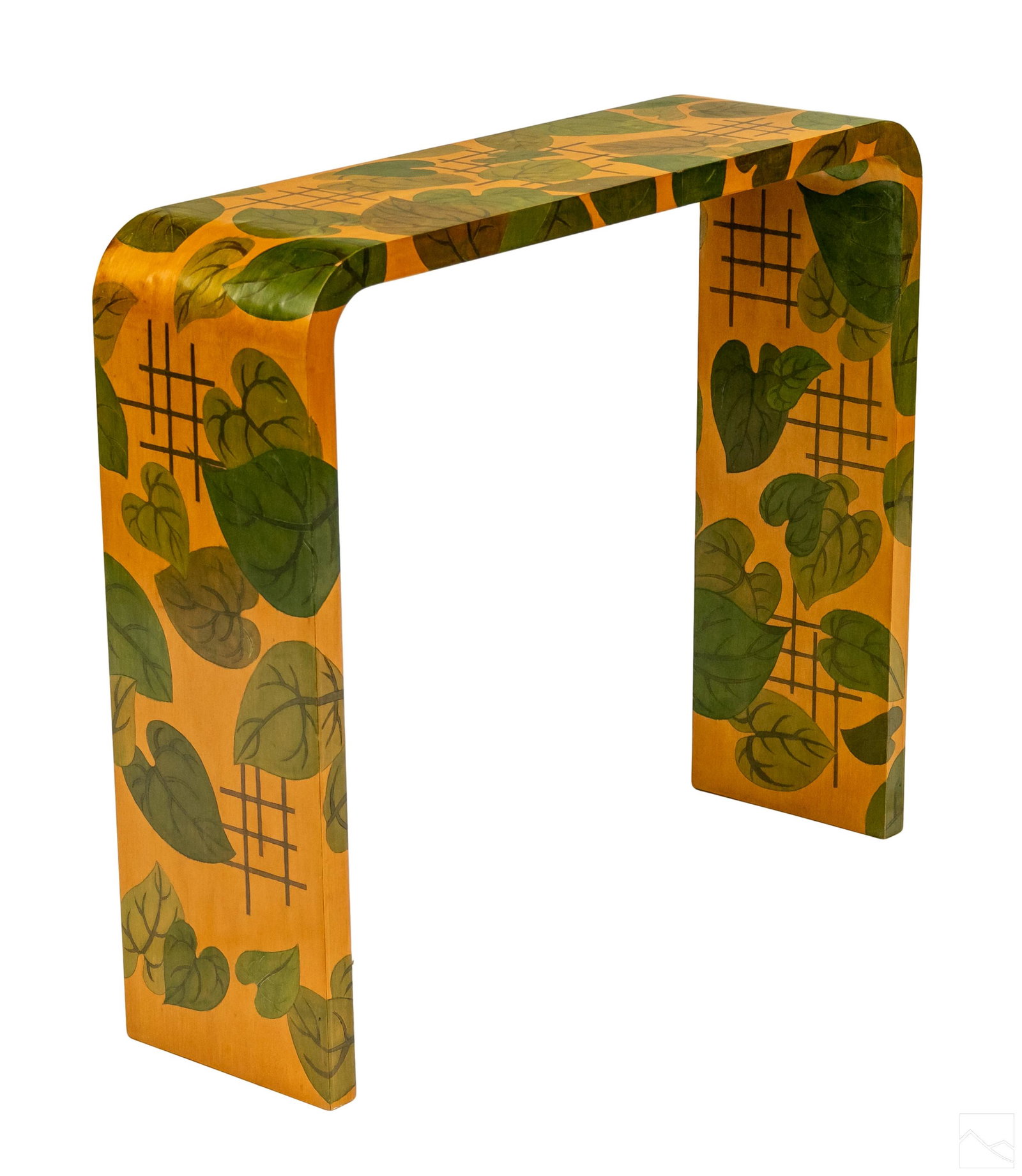 Italian Wood Inlaid Console by Barbara Mastroianni (1 of 4)