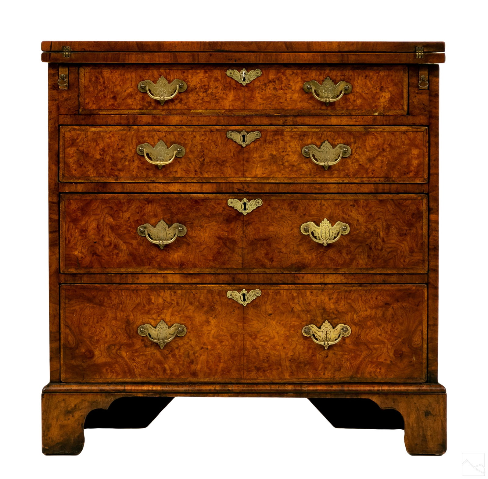 Flip Top Antique Chest with Writing Desk Platform (1 of 6)