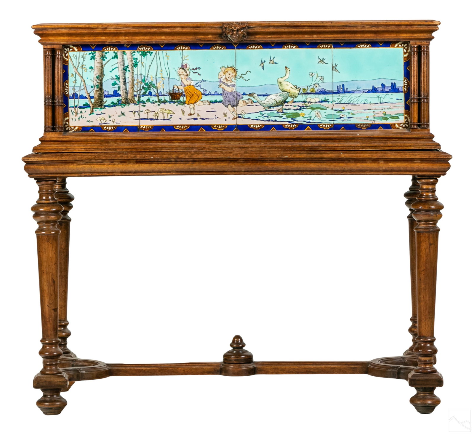 Villeroy & Boch Carved Wood Landscape Planter Box (1 of 9)