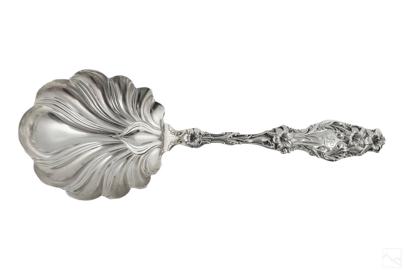 Whiting Sterling Silver Monogrammed Serving Ladle (1 of 5)