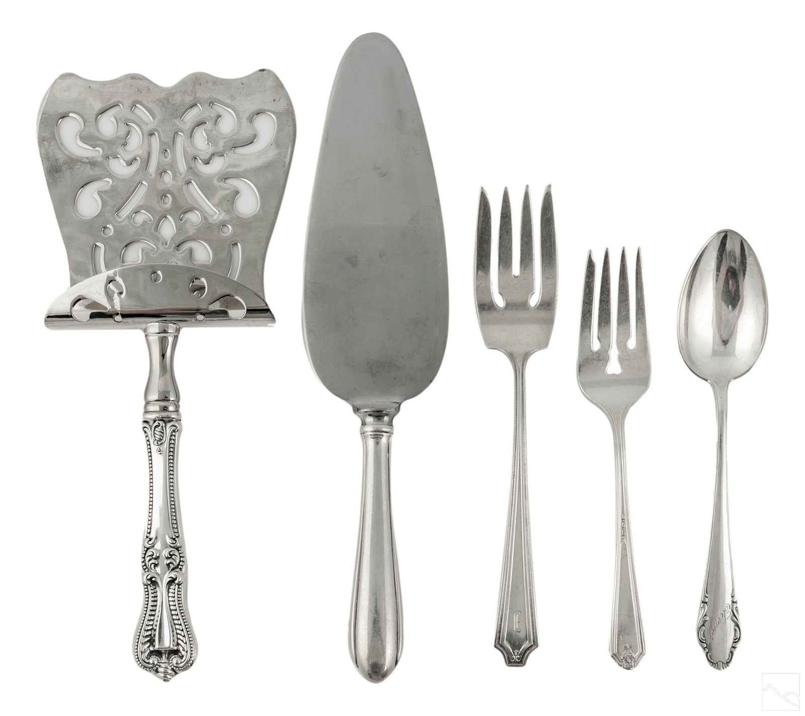 Sterling Silver Dinner Serving Piece 5pc LOT 120gr (1 of 4)
