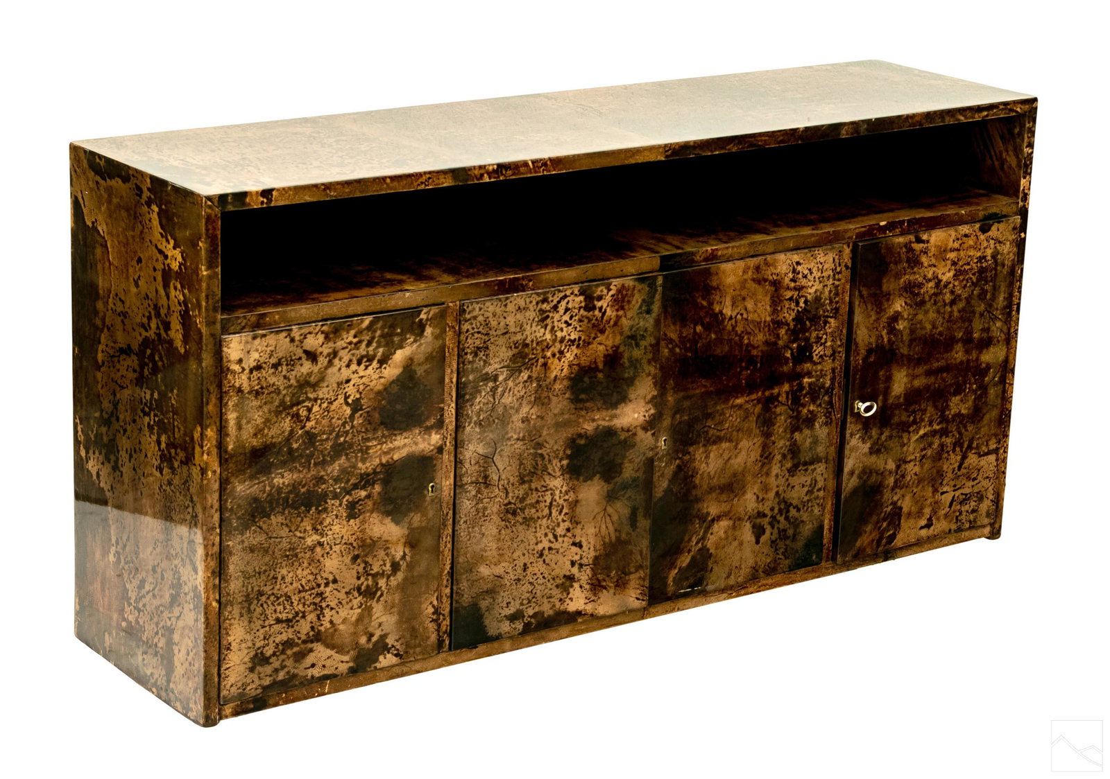 Aldo Tura 20C. Italian Designer Goatskin Sideboard (1 of 6)