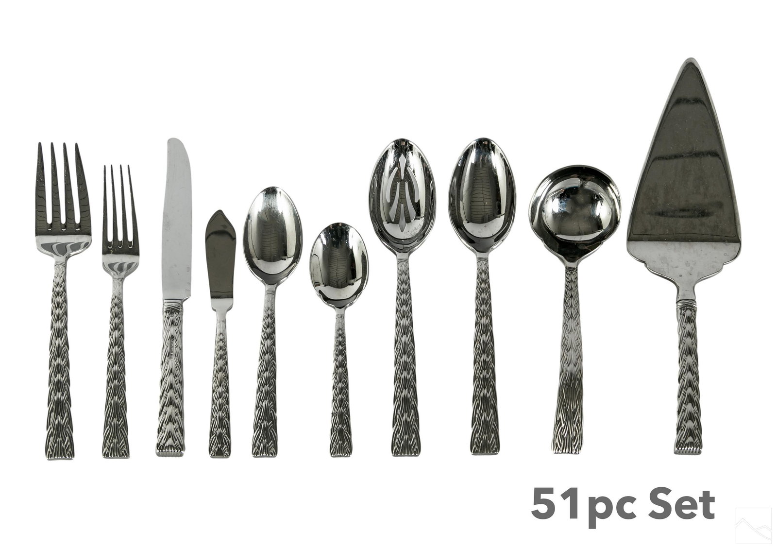 Vera Wang Tresse Stainless Steel Flatware Service (1 of 4)