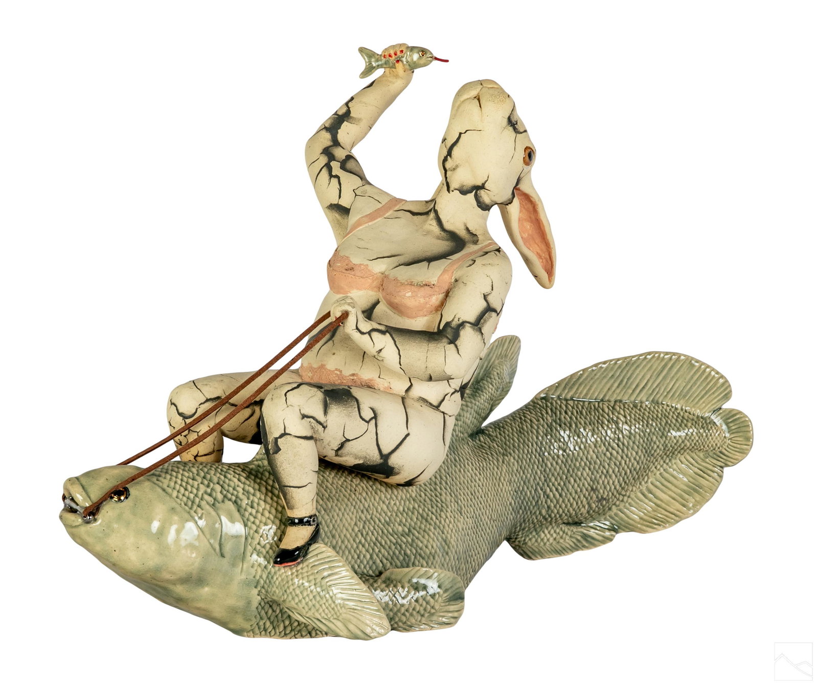 Amber Aguirre b.1958 Studio Art Pottery Sculpture (1 of 7)