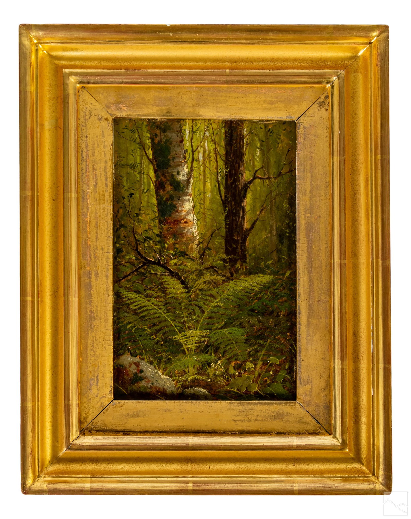 English Victorian Woodland Landscape Oil Painting (1 of 4)