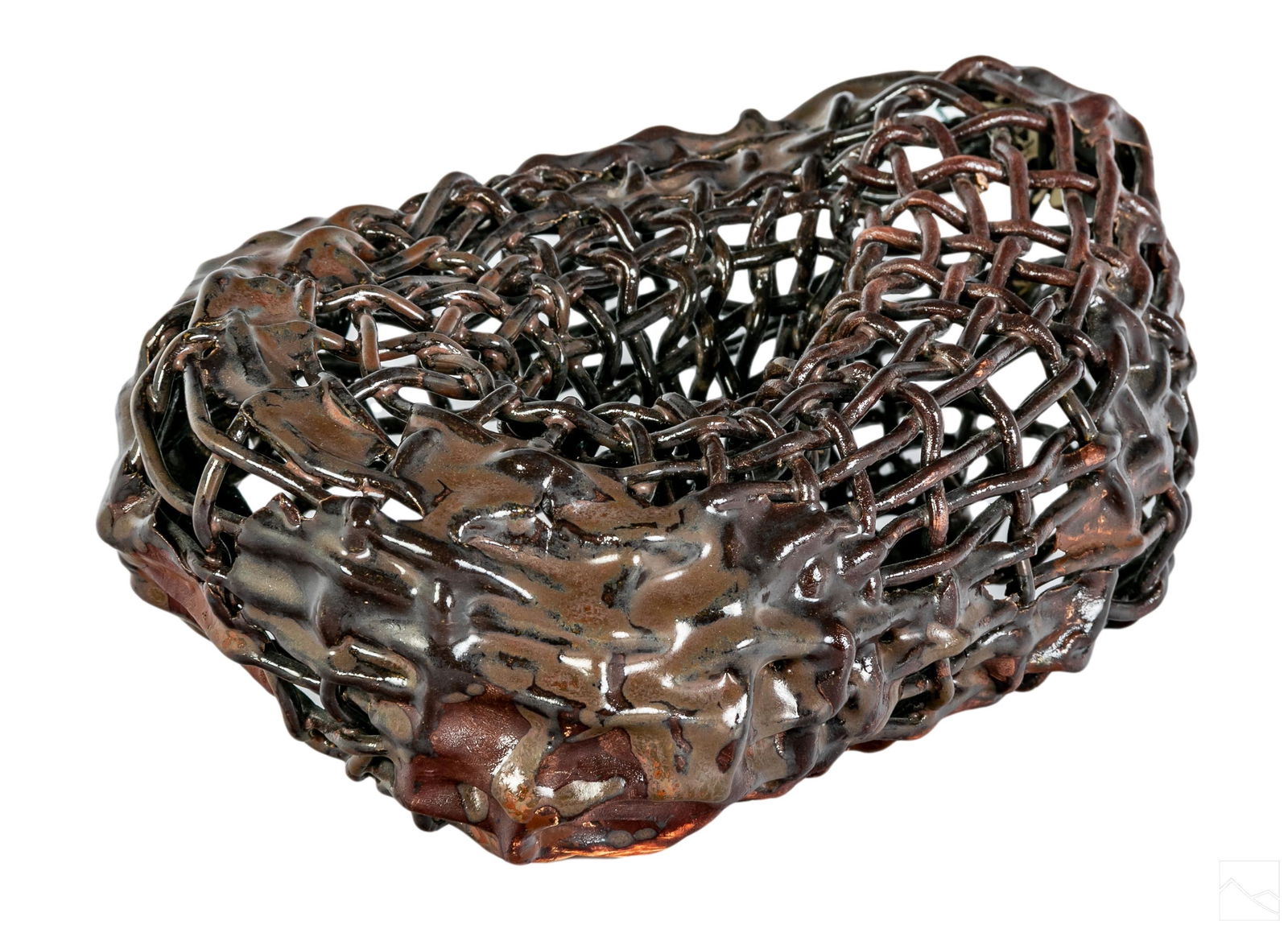 Phyllis Kudder Sullivan Woven Art Pottery Basket (1 of 7)