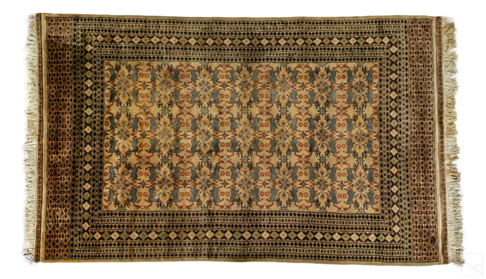 Oriental Persian Style Wove Area Rug Carpet 100x61 (1 of 4)