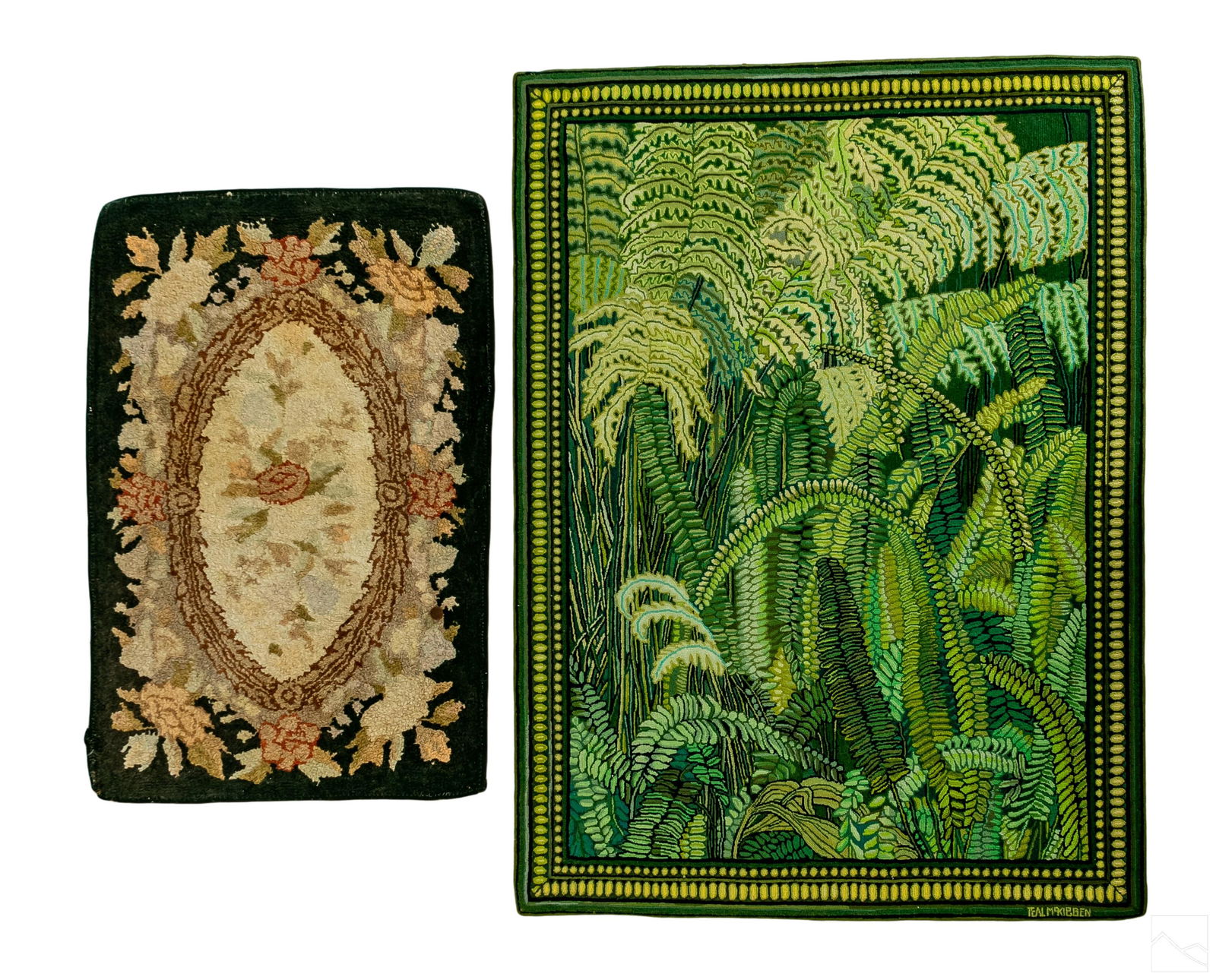 Teal McKibben 1928-2006 Oriental Area Throw Rugs (1 of 8)