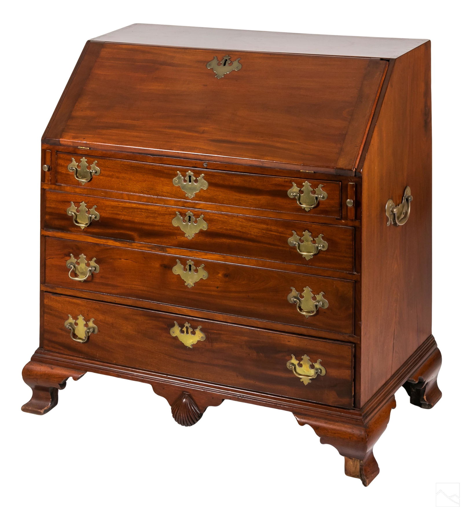 Mahogany Antique Chest of Drawers Secretary Bureau (1 of 6)