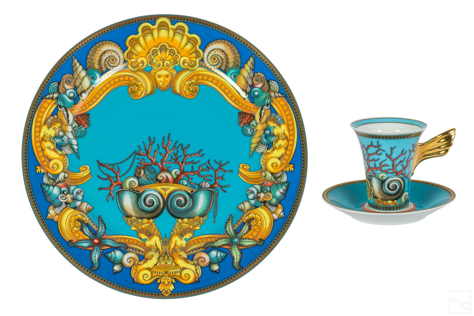 Versace Les Trésors de la Mer プレート VERSACE SERVICE PLATE 30 CM LES TRESORS DE LA MER – Opulence