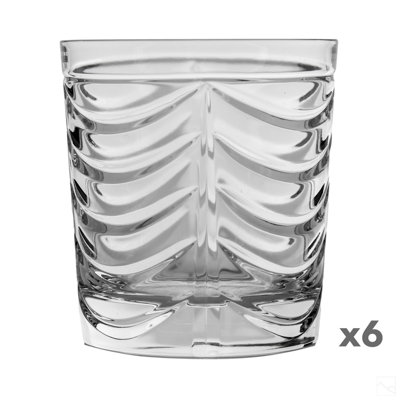 Tiffany & Co. SWAG Double Old Fashioned Glass SET (1 of 4)