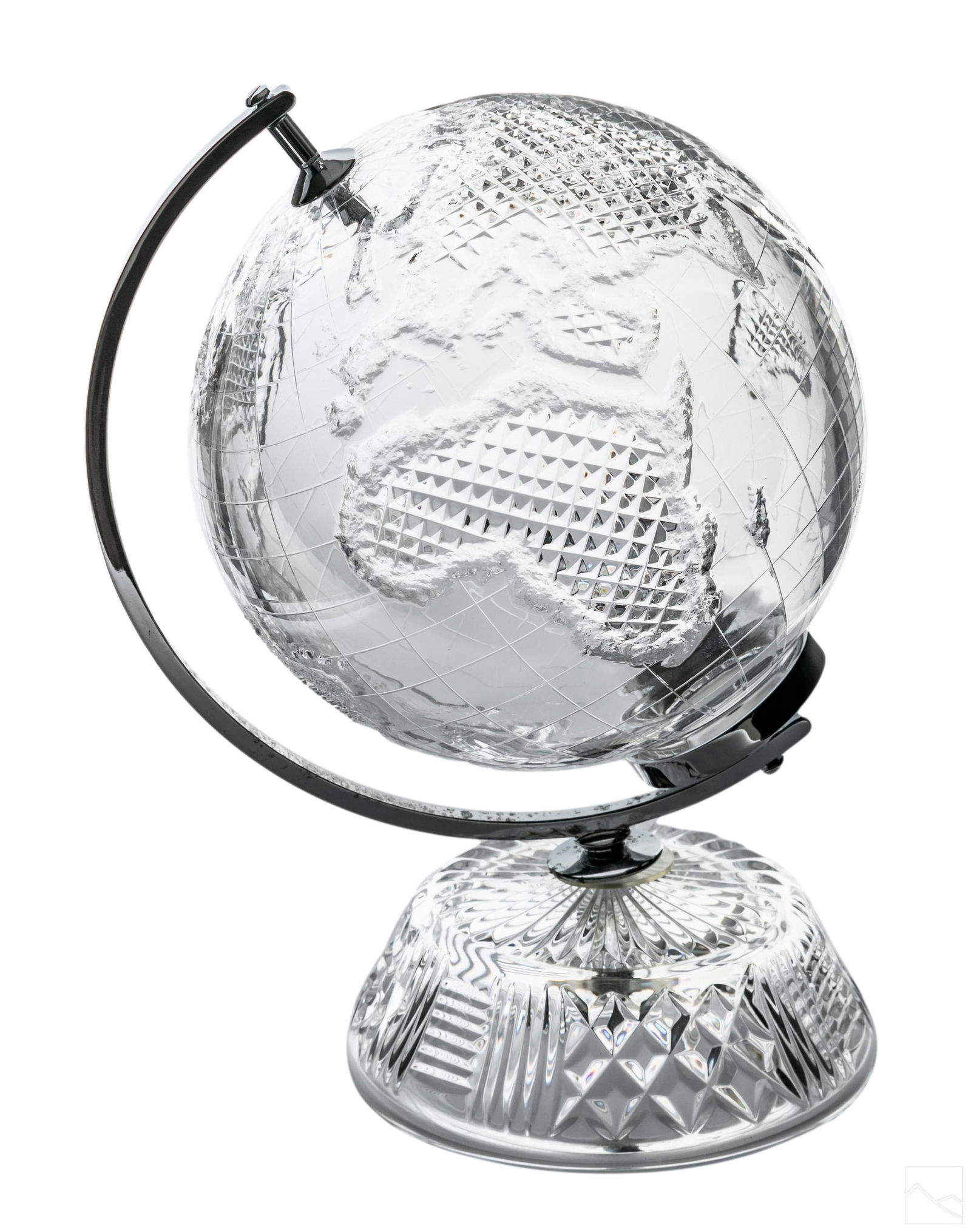 Waterford Irish Crystal Pressed Glass World Globe (1 of 5)