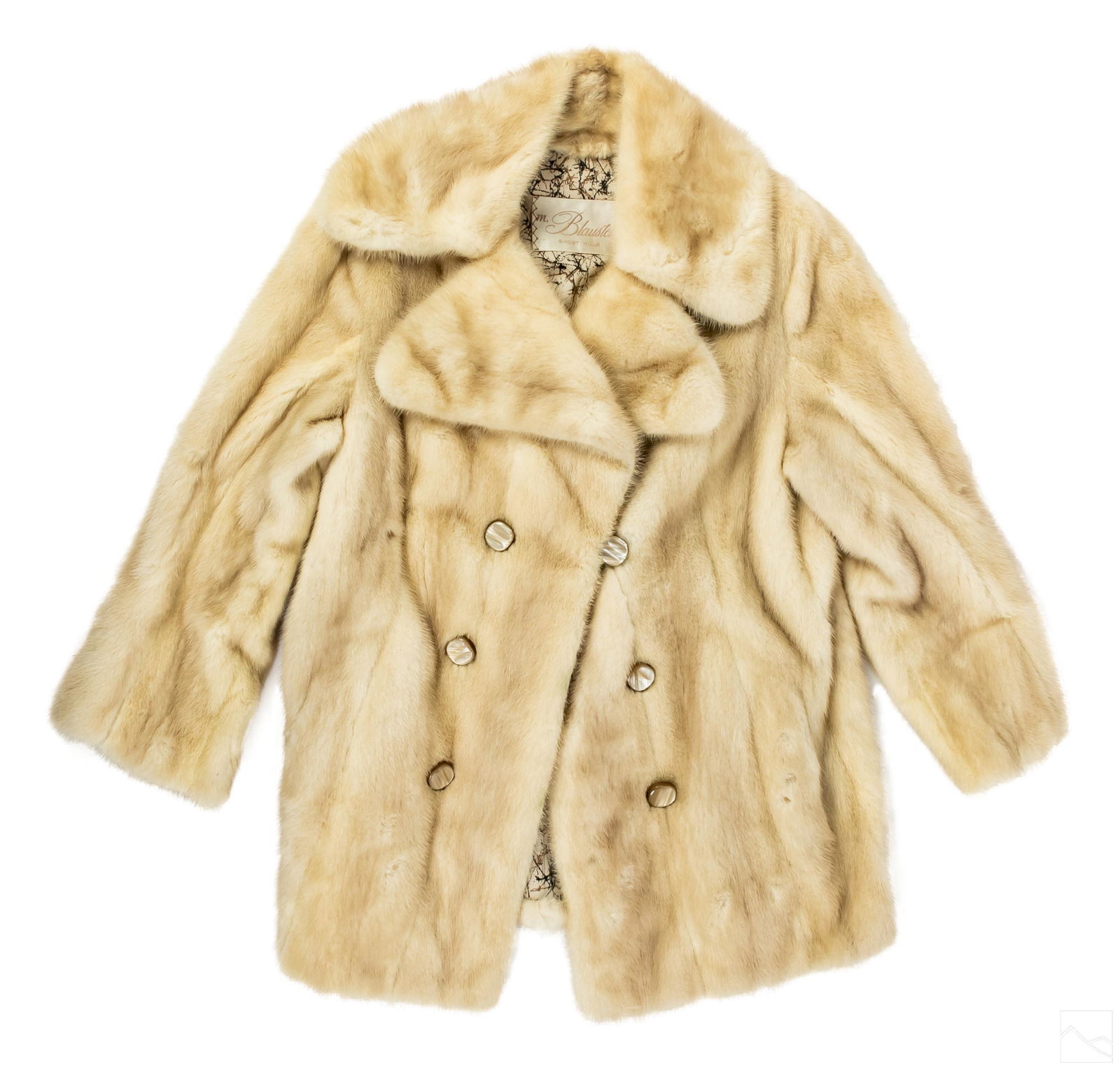Designer top mink coat